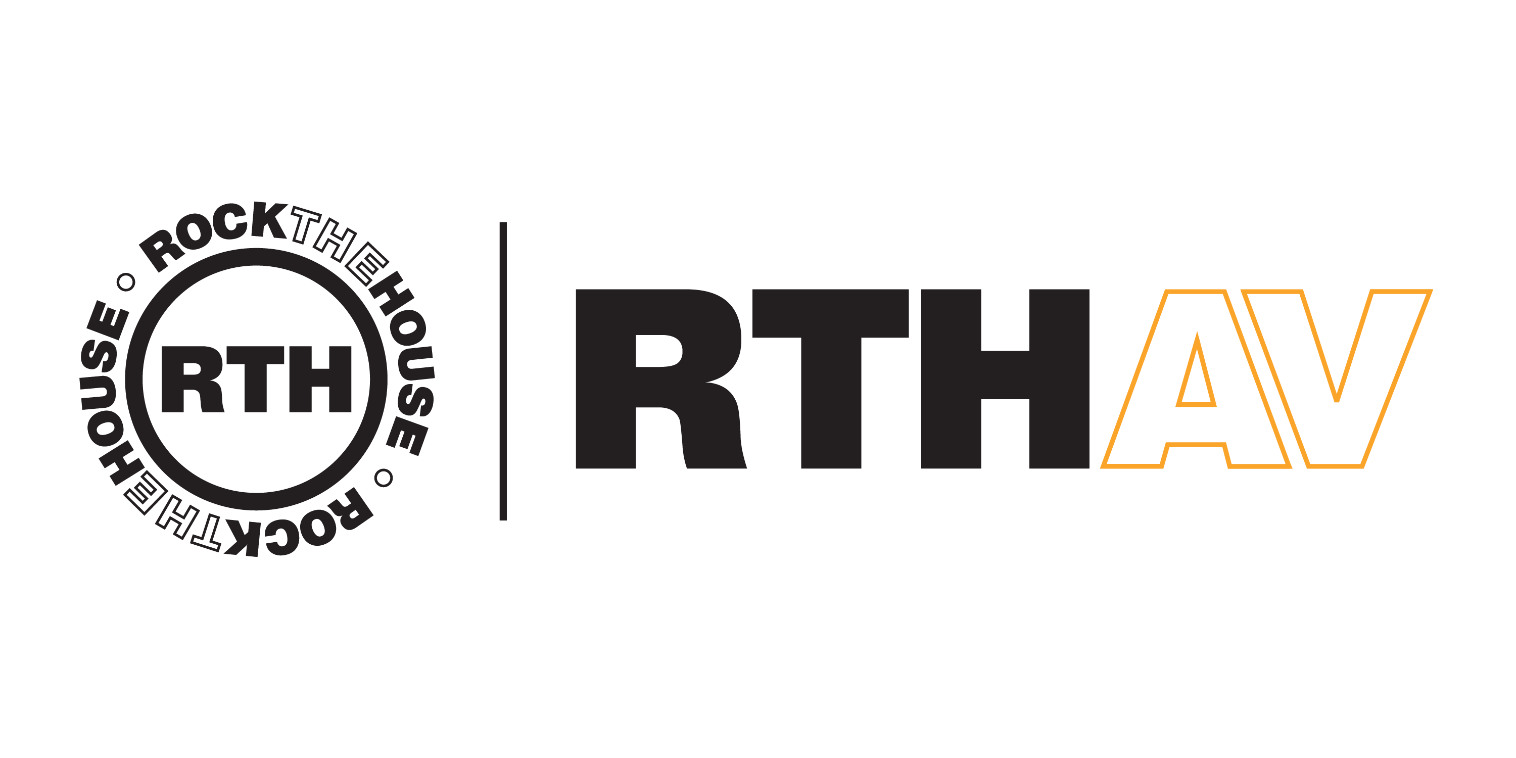 RTH + RTHAV COMBO LOGO COLORED BLACK